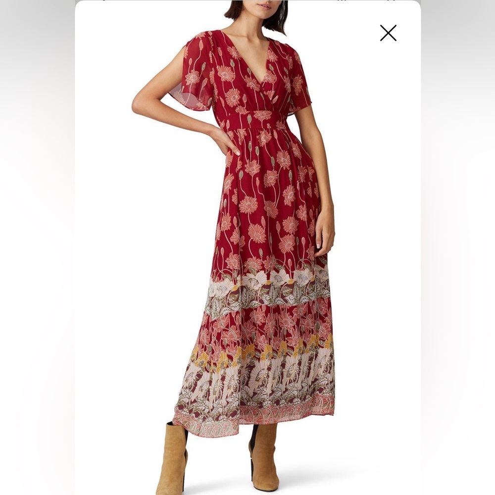 Madewell Sunflowers Retro Maxi Dress